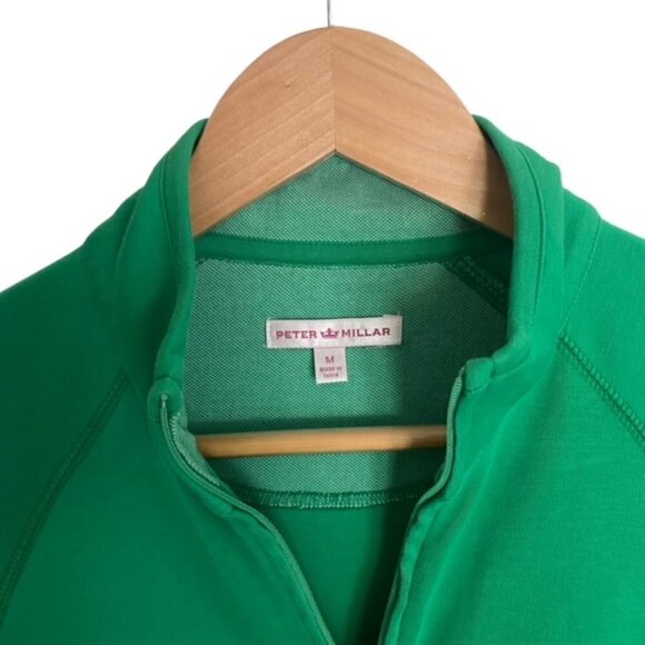 Peter Millar Green Full Zip Jacket Medium - Picture 2 of 3